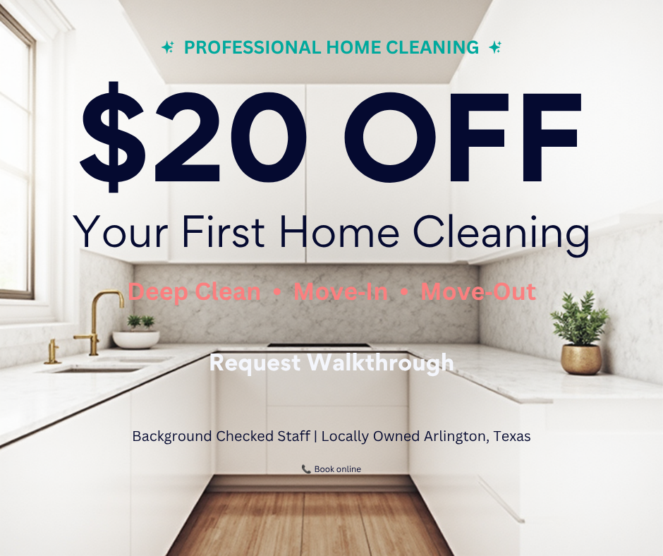 Life gets busy, and keeping up with household chores isn't always easy. CareFriends Hospitality provides dependable house cleaning and deep cleaning services throughout Arlington, Mansfield, Grand Prairie, and surrounding DFW communities.